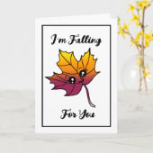 俺は君の味方だ |ロマン気のあるそぶりをしたコカップル カード (黄色い花)