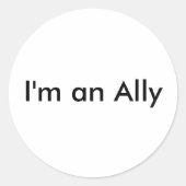 俺は味方だ ラウンドシール (正面)