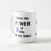 俺は味方に油の力を! コーヒーマグカップ (正面左)