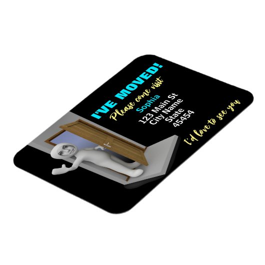 俺は引っ越しカスタムた写真カード移動 マグネット (左側)