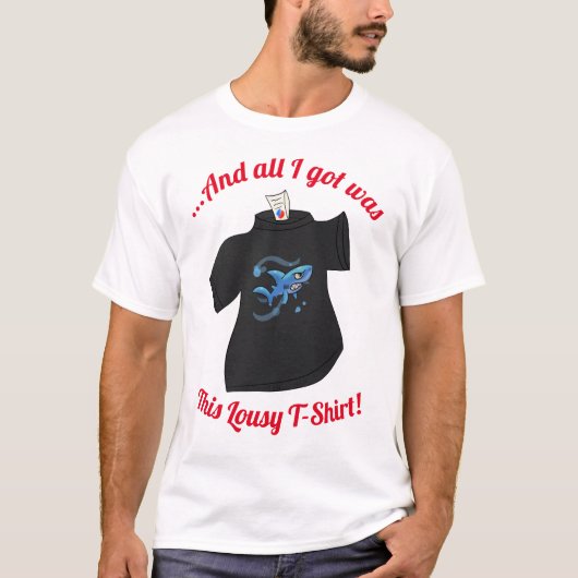 俺は得この最低のTシャツだ！ Tシャツ (正面)