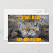 俺は復讐する! ポストカード (正面/裏面)