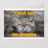 俺は復讐する！ ポストカード (正面)