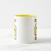 俺は感じ郷田だ!かわいいチーズの漫画 ツートーンマグカップ (中央)