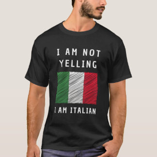 俺は旗だ話けイタリアンだ Tシャツ