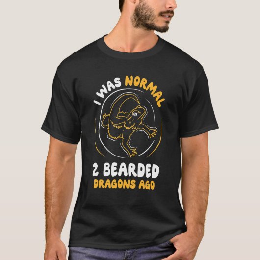 俺は普通の2つひげを生やしたドラゴンだった Tシャツ (正面)