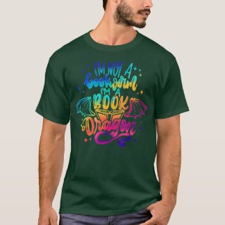 俺は本の虫じゃない本のドラゴン愛読のl tシャツ
