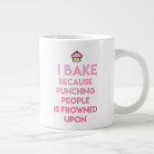 俺は焼く！おもしろいベーキング引用文 ジャンボコーヒーマグカップ (右)