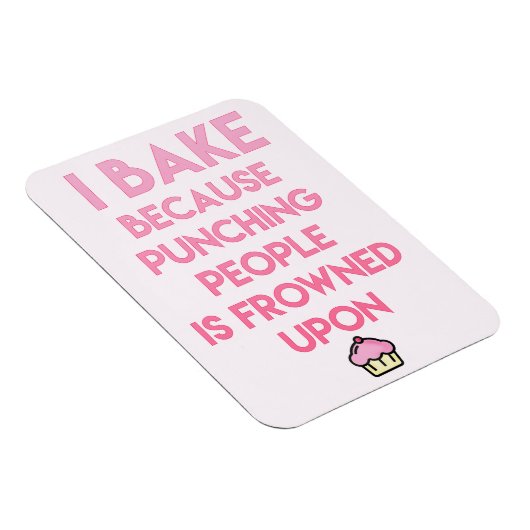 俺は焼く!おもしろいベーキング引用文 マグネット (右側)