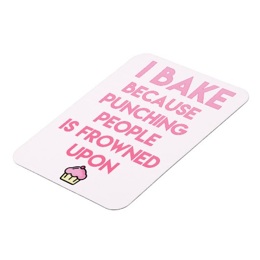 俺は焼く!おもしろいベーキング引用文 マグネット (左側)