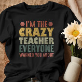 俺は熱狂する先生だ警告よ Tシャツ