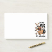 俺は熱狂する違うユニークよ風変わり犬 ポストイット (デスク)