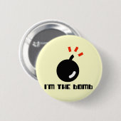 俺は爆弾だ 缶バッジ (正面&裏面)