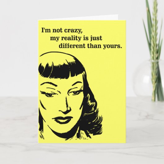 俺は現実熱狂するは単なる違う カード (正面)