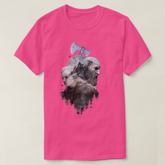 俺は神生まれだから君もTシャクラシックツだ Tシャツ (デザイン正面)