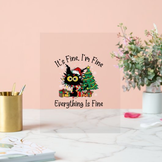 俺は素晴らしクリスマス素晴らしフだ素晴らしよ アクリルサイン (ウェディング)