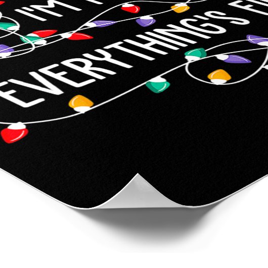 俺は素晴らしクリスマス素晴らしリだ素晴らし ポスター (角)