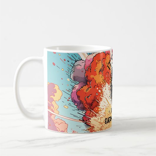 俺は素晴らし全て素晴らしだ素晴らし コーヒーマグカップ (左)