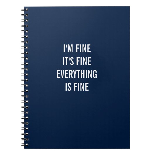 俺は素晴らし全て素晴らしだ素晴らし ノートブック (正面)