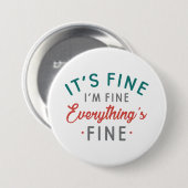 俺は素晴らし全て素晴らしだ素晴らし 缶バッジ (正面&裏面)