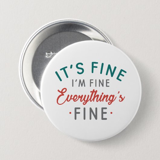 俺は素晴らし全て素晴らしだ素晴らし 缶バッジ (正面&裏面)