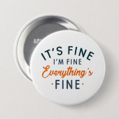 俺は素晴らし全て素晴らしだ素晴らし 缶バッジ (正面&裏面)