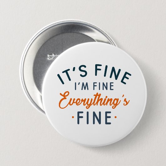 俺は素晴らし全て素晴らしだ素晴らし 缶バッジ (正面&裏面)