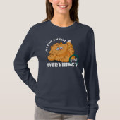 俺は素晴らし全て素晴らしだ素晴らし |長袖 Tシャツ (正面)