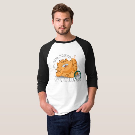 俺は素晴らし全て素晴らしだ素晴らし | 3/4スリーブ Tシャツ (正面フル)