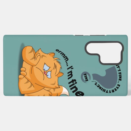 俺は素晴らし全て素晴らしだ素晴らし | SAMSUNG GALAXYケース (裏面横)