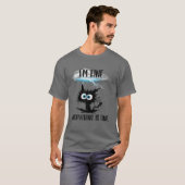 俺は素晴らし全て素晴らしキャッおもしろいトだ Tシャツ (正面フル)