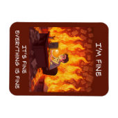 俺は素晴らし全て素晴らしミームだおもしろい マグネット (横)