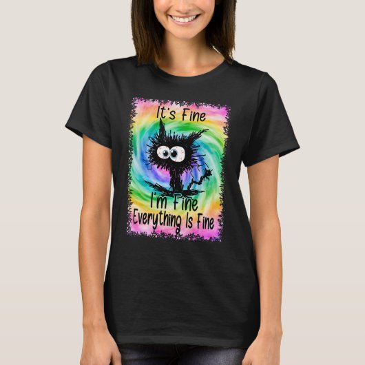 俺は素晴らし全て素晴らし猫の素晴らし半額だ Tシャツ (正面)