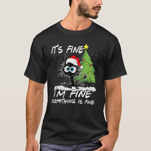 俺は素晴らし全て素晴らし黒猫素晴らしChだ Tシャツ (正面)