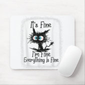 俺は素晴らし全て黒素晴らしだ素晴らしおもしろい マウスパッド (マウス)