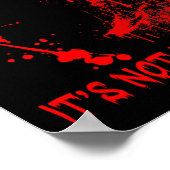 俺は素晴らし血の女の人男性へだおもしろいろ ポスター (角)