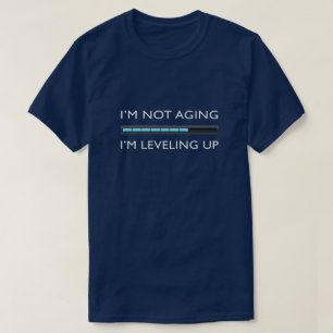 俺は老いてない私は賭博師を平らにおもしろいして Tシャツ