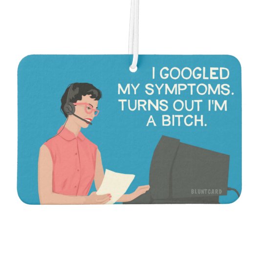 俺は自分で捜索した！- おもしろい カーエアーフレッシュナー (裏面)