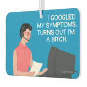 俺は自分で捜索した！- おもしろい カーエアーフレッシュナー (左)