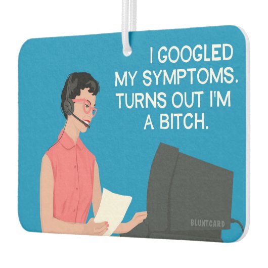 俺は自分で捜索した！- おもしろい カーエアーフレッシュナー (左)