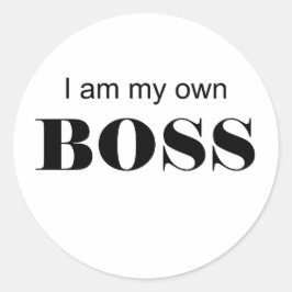 俺は自分のボスだ！ ラウンドシール