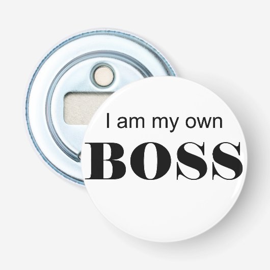 俺は自分のボスだ！ 栓抜き (正面)