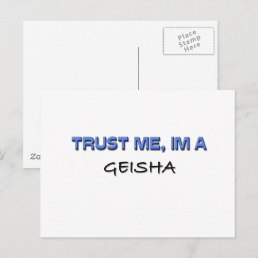 『俺は芸者だ』 ポストカード (正面/裏面)