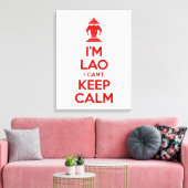 俺は落ち着けな保い キャンバスプリント (インサイチュ (リビング))