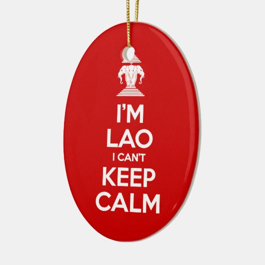 俺は落ち着けな保い セラミックオーナメント (左)