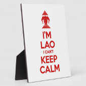 俺は落ち着けな保い フォトプラーク (側面)