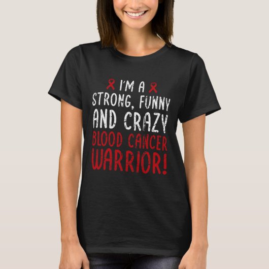 俺は血がん戦士だ!血液がん認識度 Tシャツ (正面)