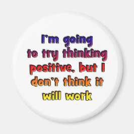 俺は試す考えるん前向きだ マグネット