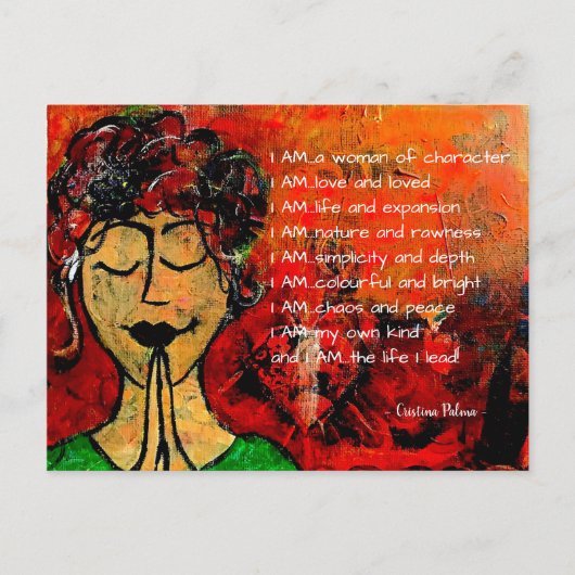 俺は詩の書き棒だ ポストカード (正面)