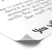 俺は誰だ？ベビーシャワーゲームのサイン印刷可能 ポスター (角)